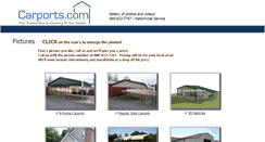 Desktop Screenshot of carportgallery.com